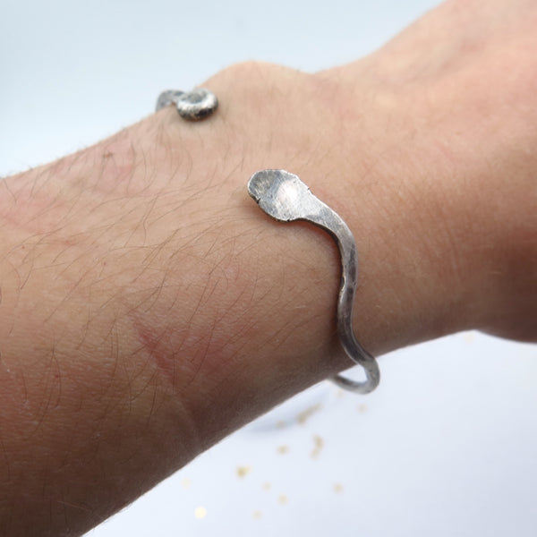Fertility Bracelet in oxidised Silver (made to order)