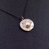 Sun Pendant with Pearl & Silver - Alkisti Jewelry