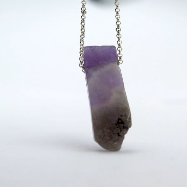 Amethyst Rock Earrings