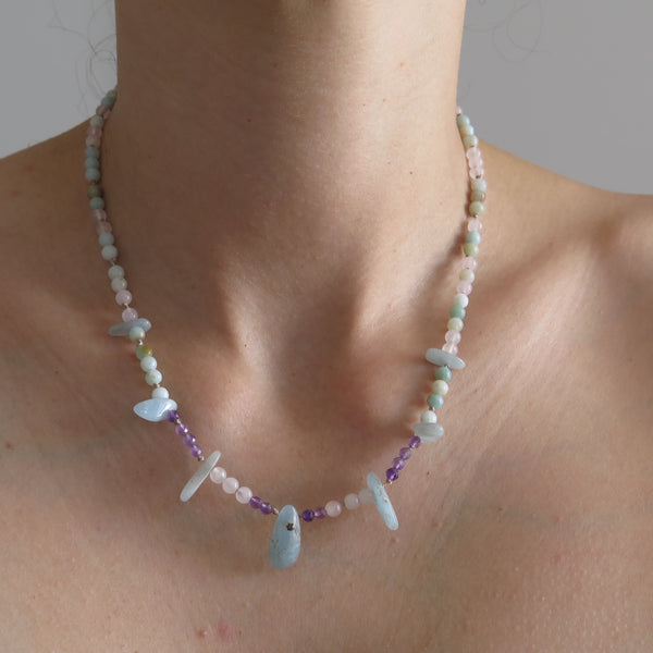 Pina Colada beaded necklace