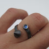 Vortex Ring in Silver & Moonstone