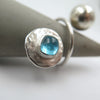 Omelette Ring in Silver & Apatite