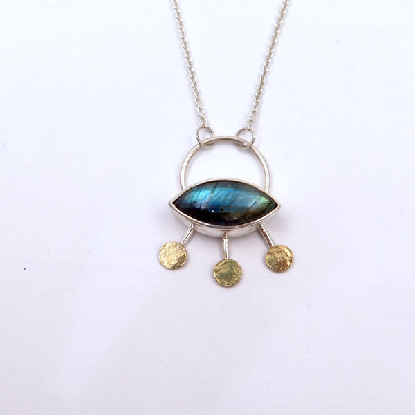 Soleye N2 in Labradorite & recycled Gold (archive)