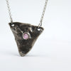 Voice Necklace in Silver & Tourmaline