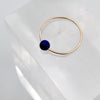 Planitaki Ring in 14K Gold & Lapis Lazuli - Alkisti Jewelry