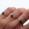 Planitaki Ring in 14K Gold & Lapis Lazuli - Alkisti Jewelry