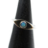 The Supreme Eye Signet in Silver, 14K Gold & Opal