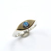 The Supreme Eye Signet in Silver, 14K Gold & Opal