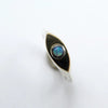 The Supreme Eye Signet in Silver, 14K Gold & Opal