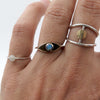 The Supreme Eye Signet in Silver, 14K Gold & Opal