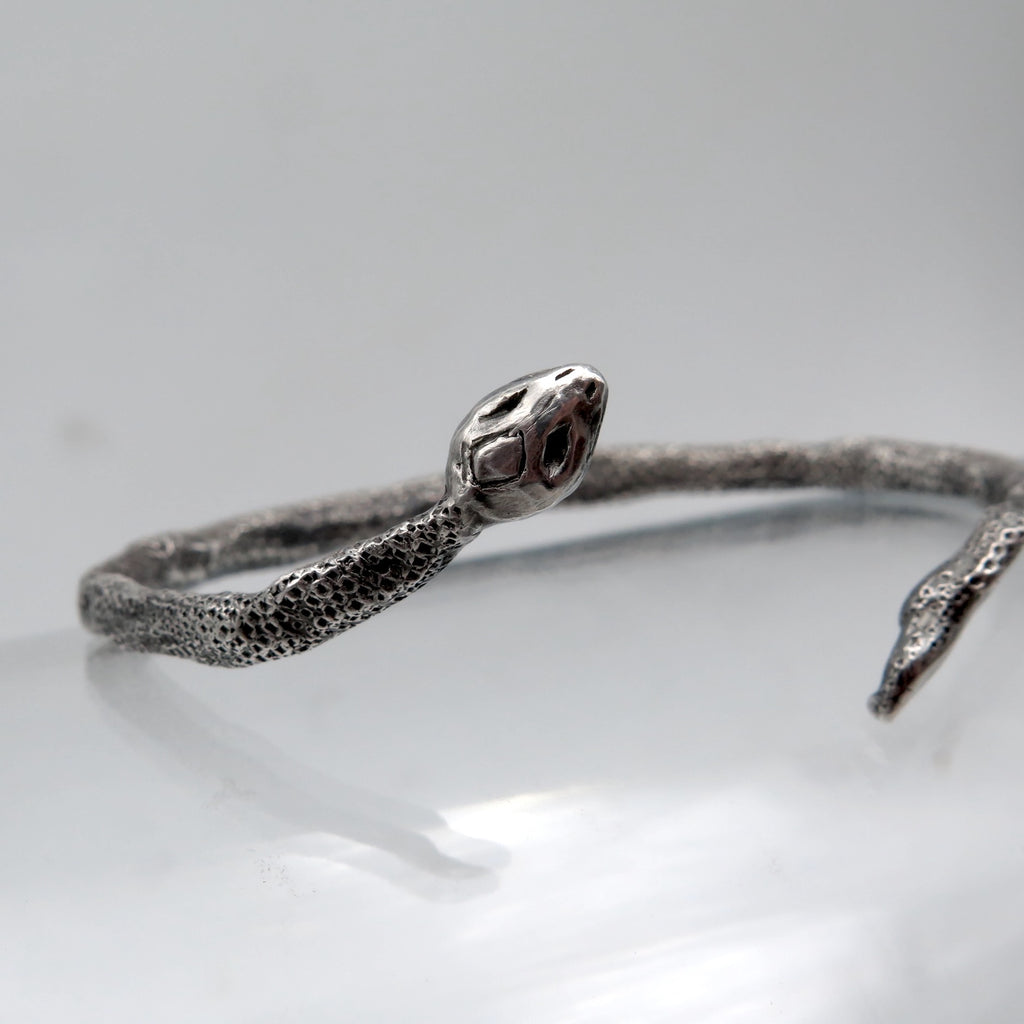 Reptile Silver Bracelet - Alkisti Jewelry