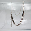 Symphony of Chains Silver Necklace - Alkisti Jewelry