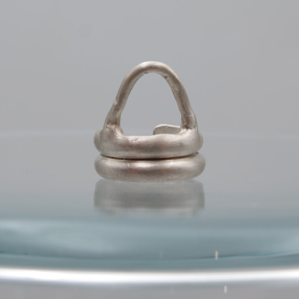 Funky Ear Cuffs in Silver - Alkisti Jewelry