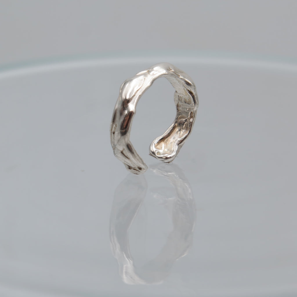 Funky Ear Cuffs in Silver - Alkisti Jewelry