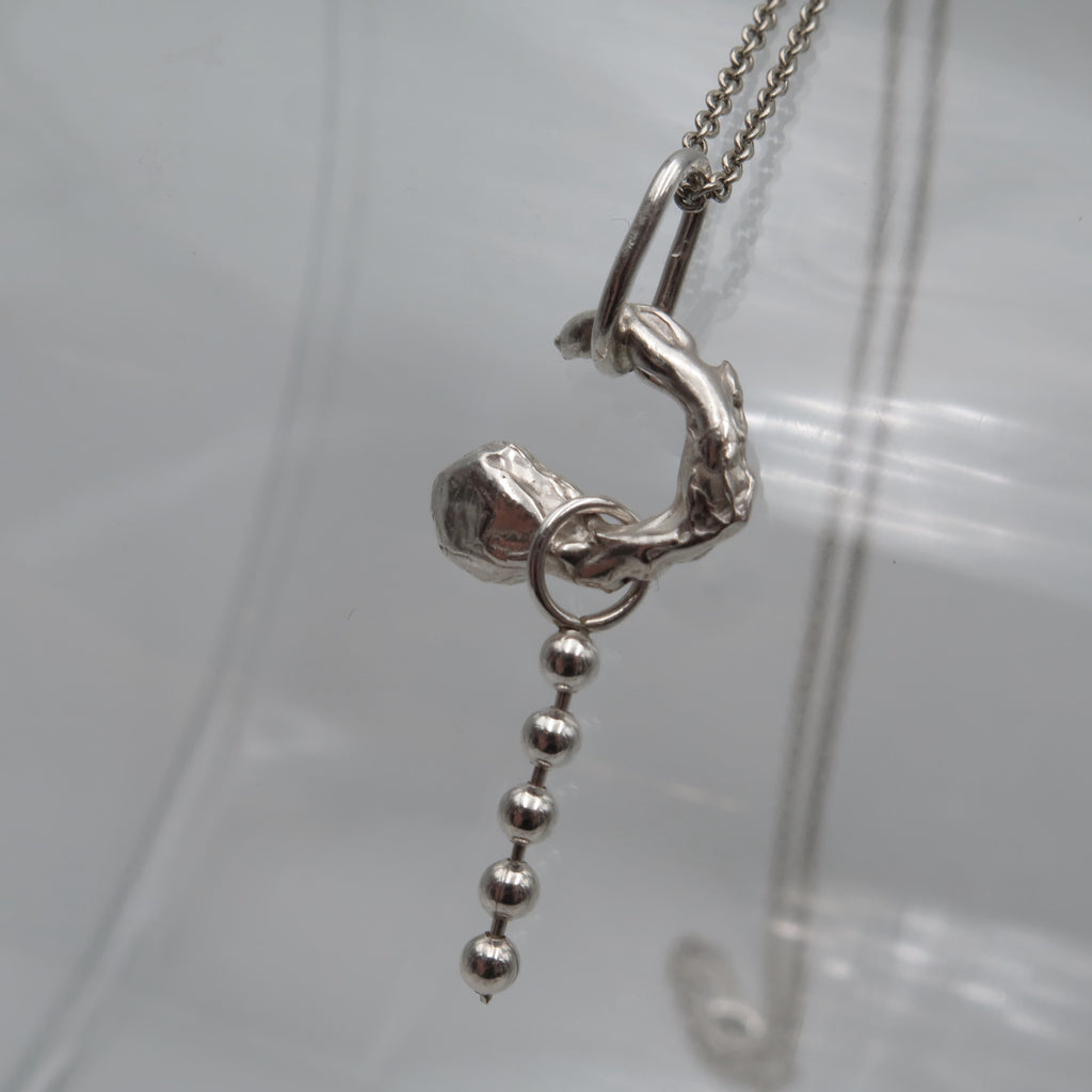 Sperms Sculptural Silver Charms - Alkisti Jewelry