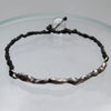 Wave Sculptural Silver Bracelet - Alkisti Jewelry