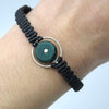 Space Eye Bracelet in Silver & Lapis Lazuli or Malachite - Alkisti Jewelry