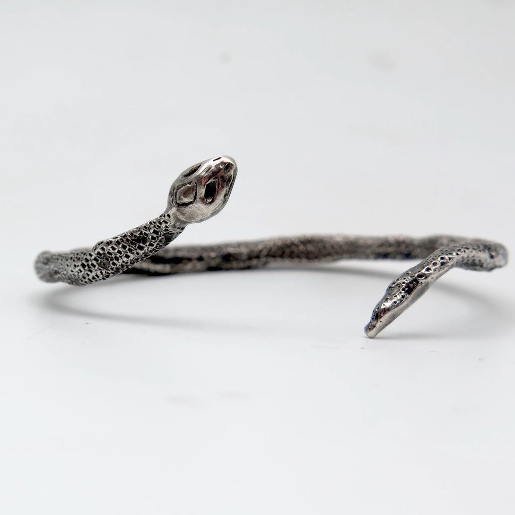 Reptile Silver Bracelet - Alkisti Jewelry