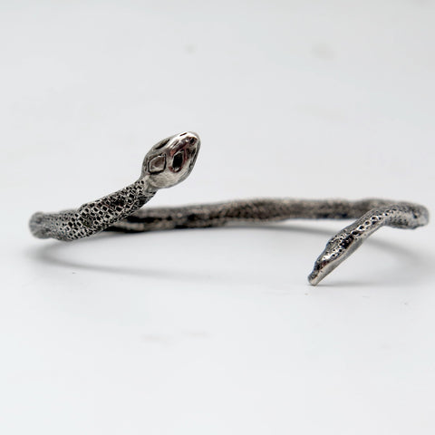 Reptile Silver Bracelet - Alkisti Jewelry