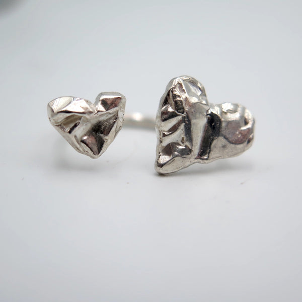 Lovers Silver Ring - Alkisti Jewelry