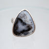 Alpine Siver Ring in Dendritic Agate - Alkisti Jewelry