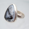 Alpine Siver Ring in Dendritic Agate - Alkisti Jewelry