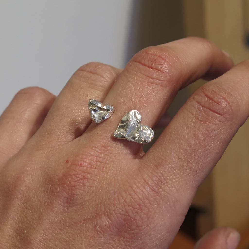 Lovers Silver Ring - Alkisti Jewelry