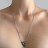 Whisper Necklace in Silver & Tourmaline