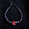 Cuba Libre with Blue Sodalite & Red Coral beaded Necklace