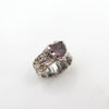 Healer's Man Ring in Silver & pink Tourmaline