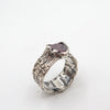 Healer's Man Ring in Silver & pink Tourmaline