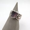 Healer's Man Ring in Silver & pink Tourmaline