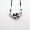 Sling Necklace in Silver & Tourmaline