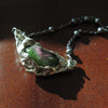 Sling Necklace in Silver & Tourmaline