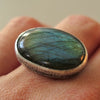 Mystical N2 Labradorite ring