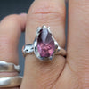 Eros Pink Tourmaline Ring in Silver N.53