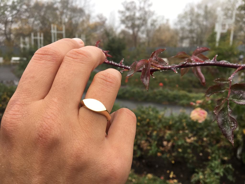 Eye Signet in Bronze - Alkisti Jewelry