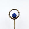 Astral Stick Hair Pin in Bronze & Lapis - Alkisti Jewelry