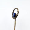 Astral Stick Hair Pin in Bronze & Lapis - Alkisti Jewelry