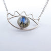 Cute Eye 1 Necklace in Labradorite - Alkisti Jewelry
