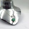 Green Plasma in Silver, 14K Gold & Malachite - Alkisti Jewelry