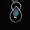 Angela Fine Pendant in Blue Labradorite - Alkisti Jewelry