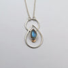 Angela Fine Pendant in Blue Labradorite - Alkisti Jewelry
