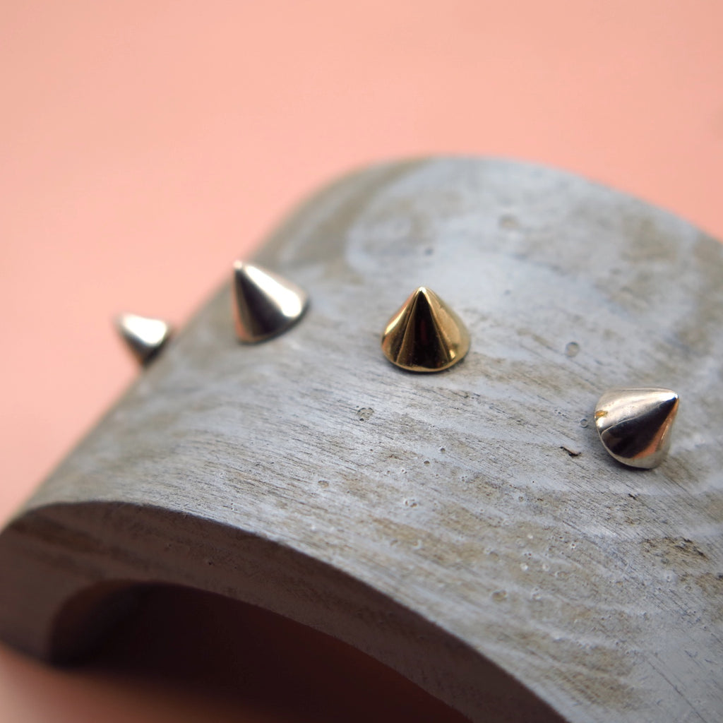 Spike Unisex Single Stud - Alkisti Jewelry