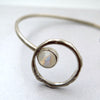 Sympan Bracelet in Silver & Moonstone - Alkisti Jewelry