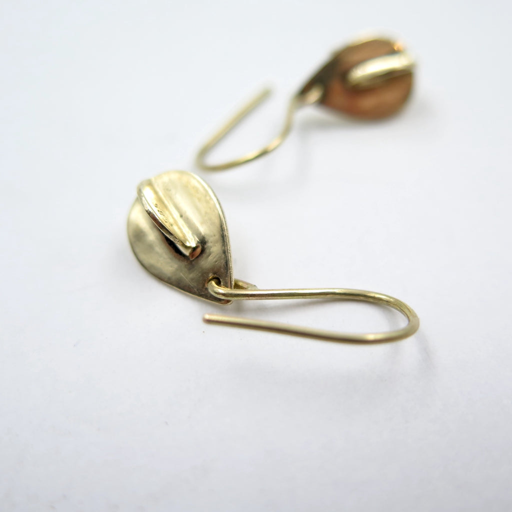 Anchor Earrings in Gold 14K - Alkisti Jewelry