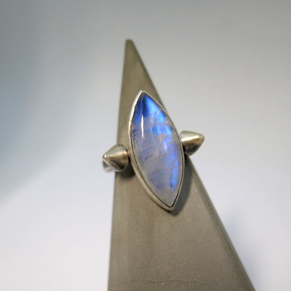 Minotaur Ring in Moonstone - Alkisti Jewelry