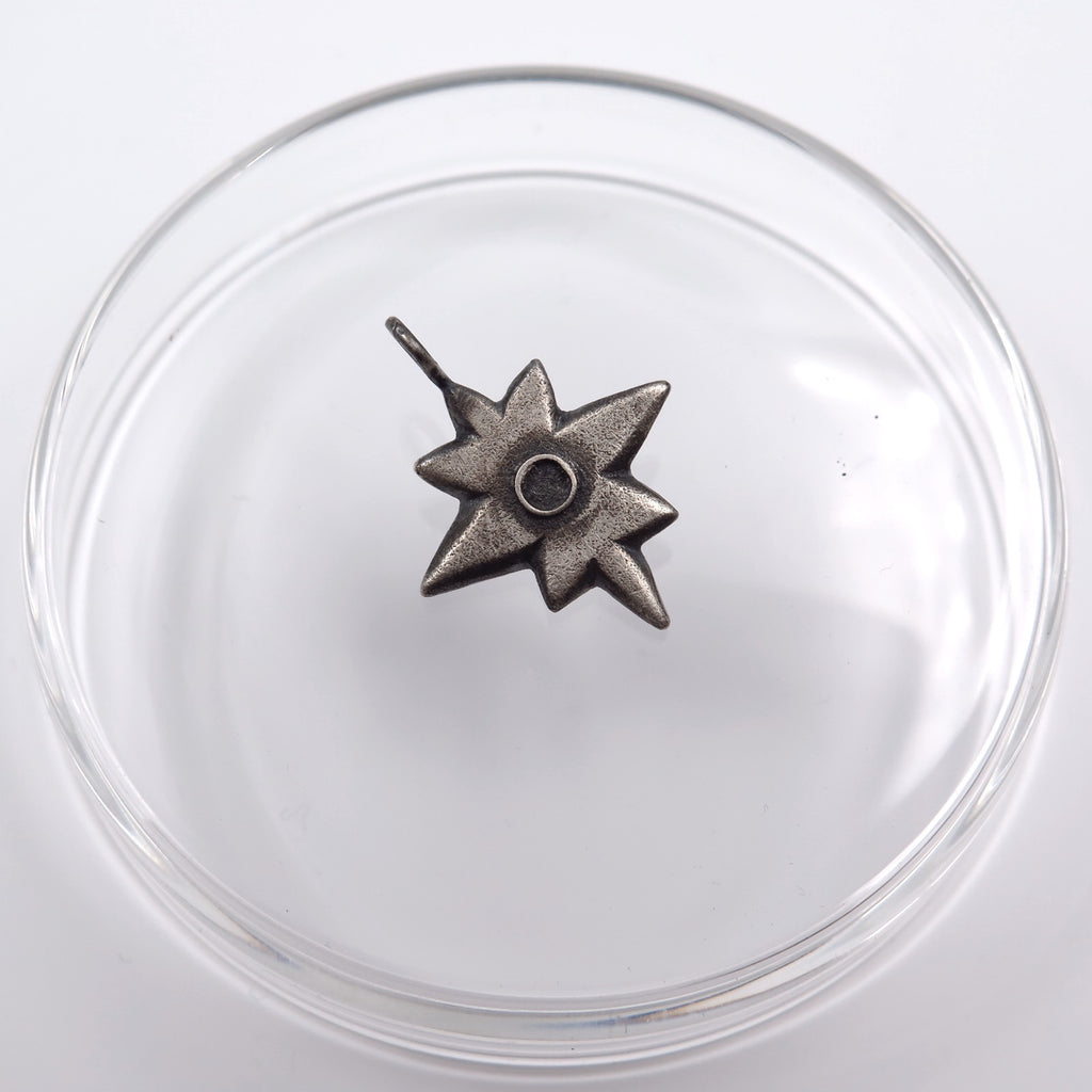 Asteroid 21 Lucky Charm Pendant in Bronze/Silver - Alkisti Jewelry