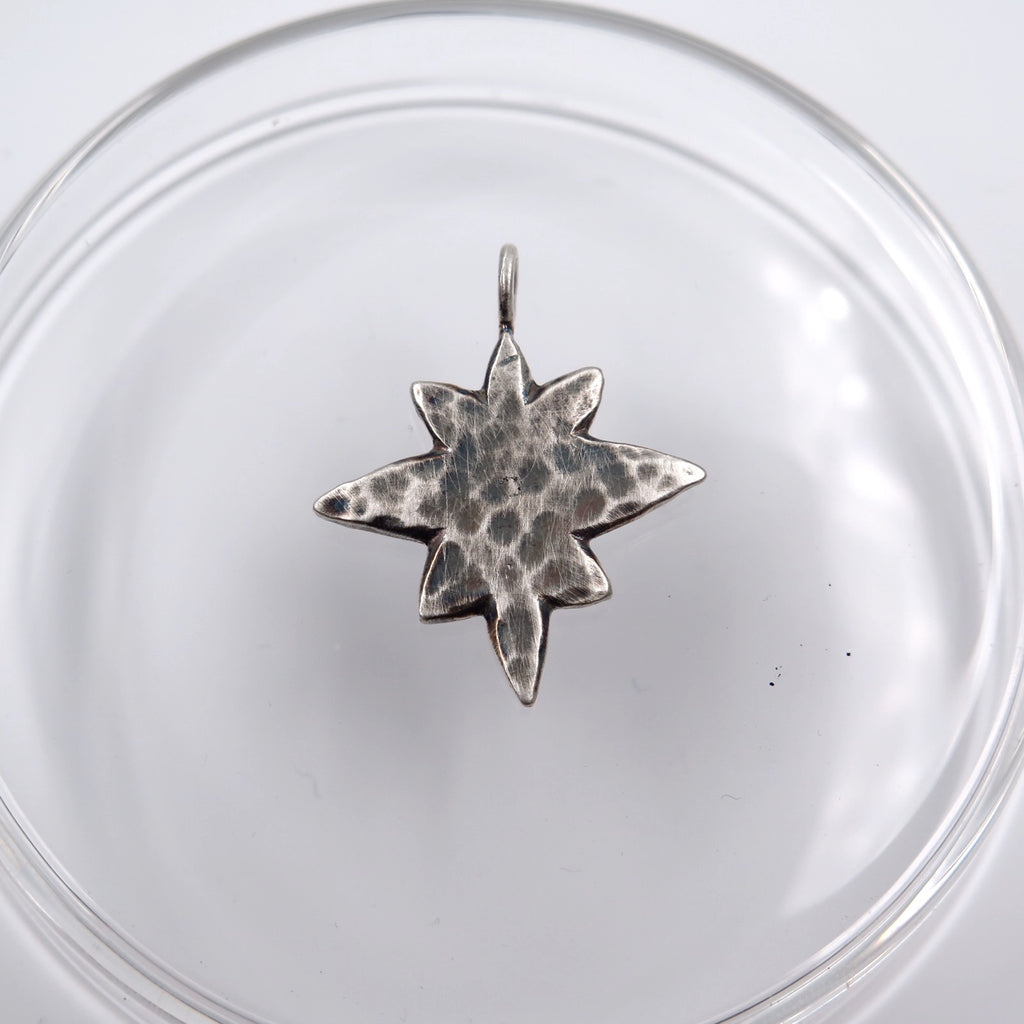 Asteroid 21 Lucky Charm Pendant in Bronze/Silver - Alkisti Jewelry