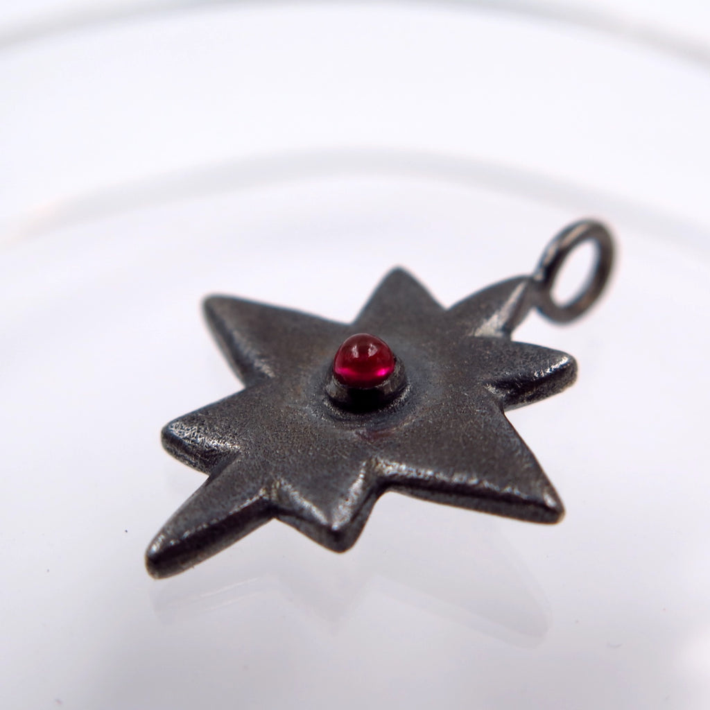 Asteroid 21 Lucky Charm Pendant in Bronze/Silver - Alkisti Jewelry